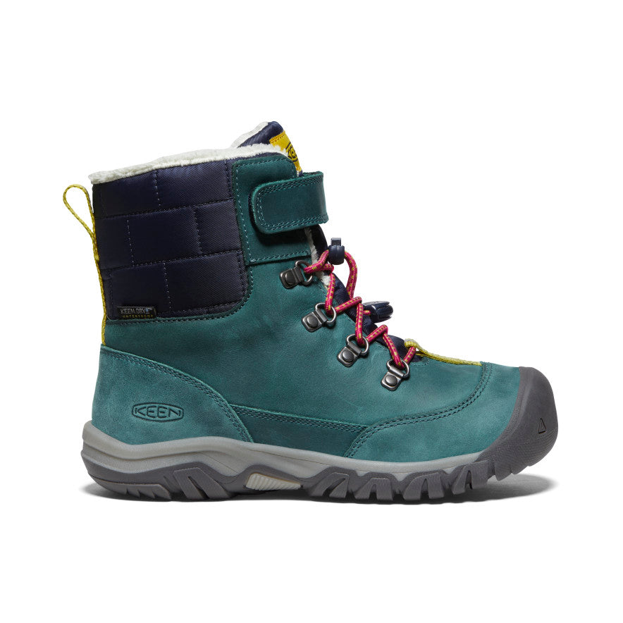 Big Kids\' Kanibou Waterproof Deep KEEN Boot Lagoon/Jazzy | | Footwear Winter