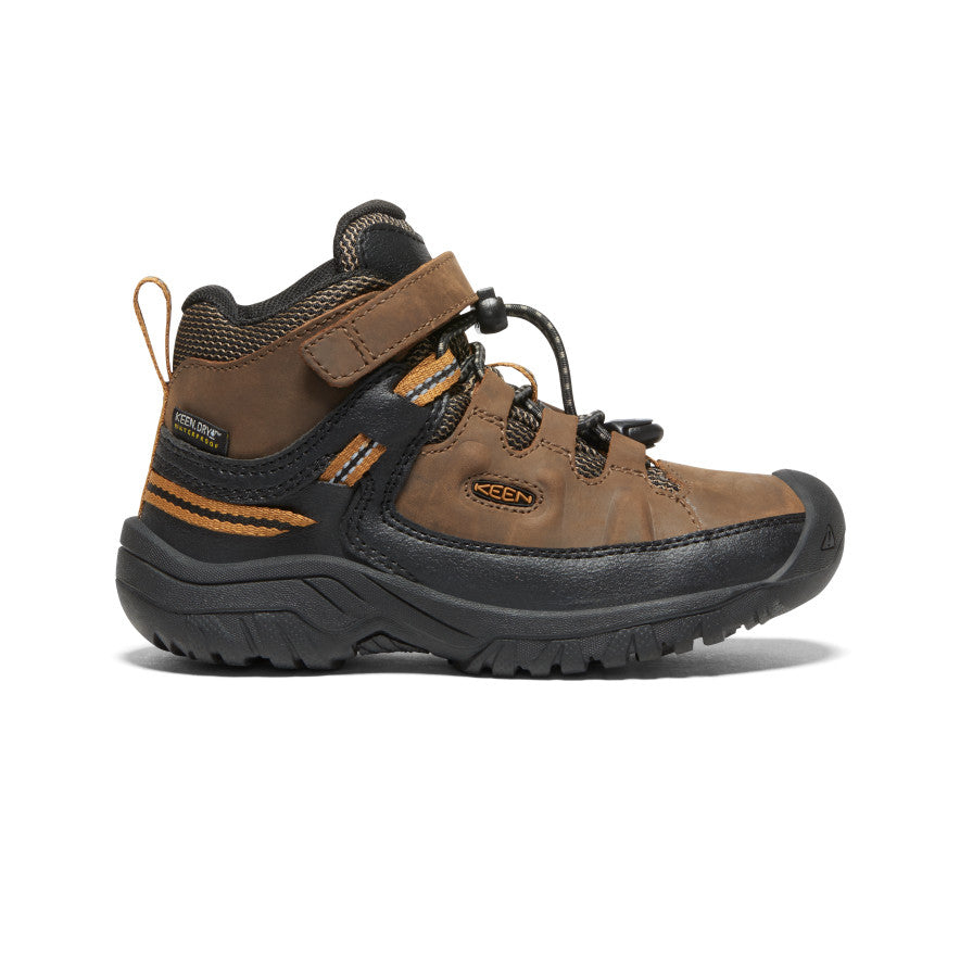 Little Kids' Dark Brown Hiking Boots - Targhee Mid WP | KEEN Footwear