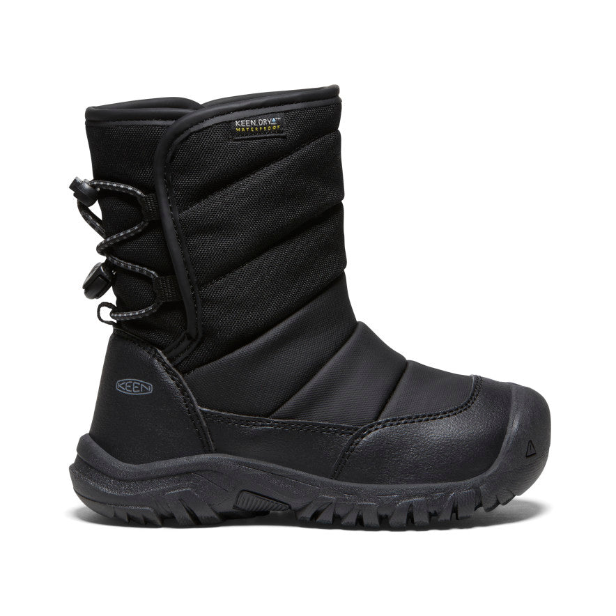 Little Kids' Puffrider Waterproof Winter Boot | Black/Steel Grey | KEEN  Footwear