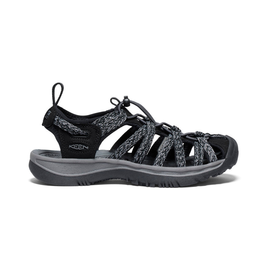 Women's Whisper Black/Steel Grey Closed Toe Sandal | KEEN | KEEN Footwear