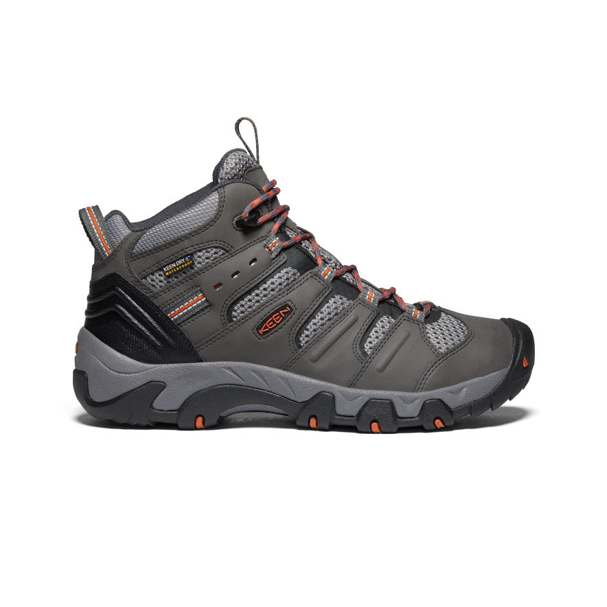 Men's Grey Hiking Boots - Koven Mid WP | KEEN Footwear