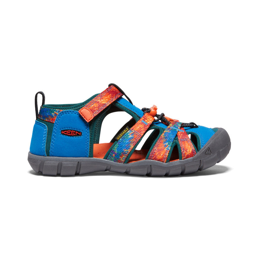 Big Kids' Blue Print Water Sandals - Seacamp II CNX | KEEN Footwear