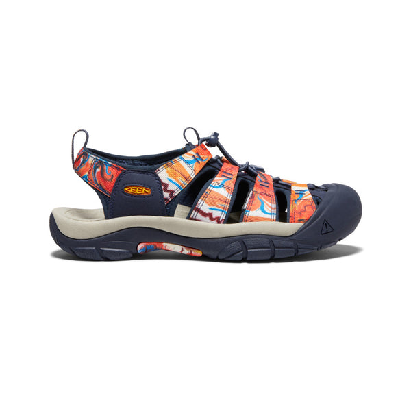 Men's Orange Print Water Hiking Sandals - Newport H2 | KEEN Footwear
