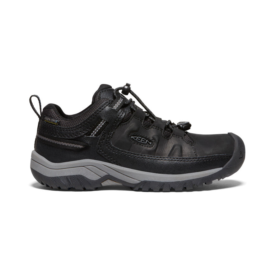 Big Kids' Waterproof Black Hiking Shoes - Targhee Low WP | KEEN Footwear